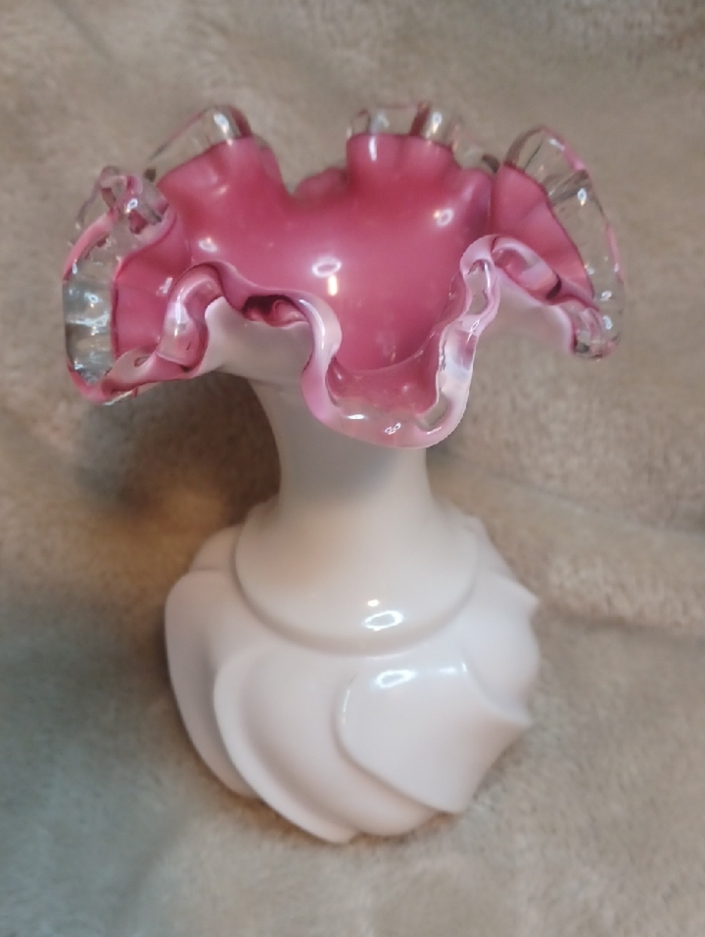 Fenton Wave Crest Vase